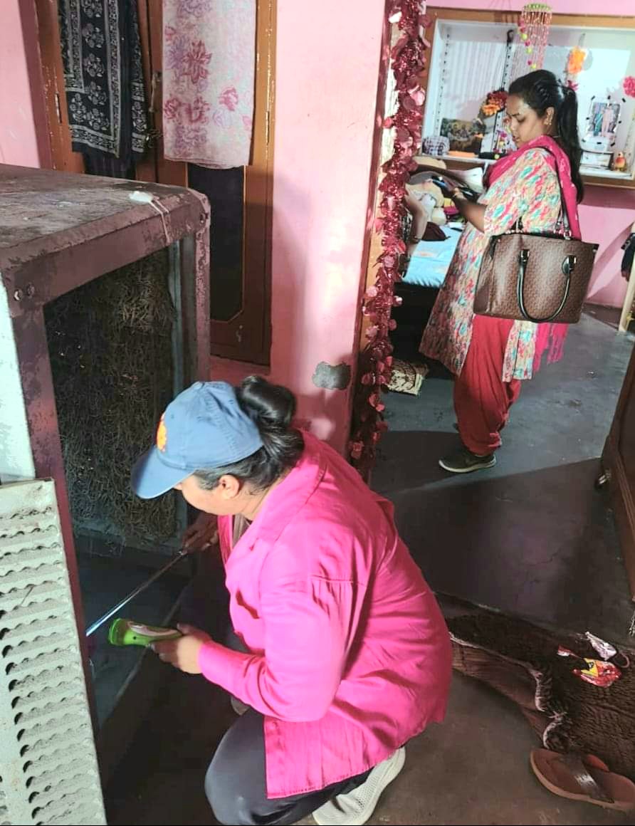 स्वास्थ्य विभाग द्वारा "हर शुक्रवार डेंगू ते वार" अभियान के तहत विभिन्न गतिविधियाँ